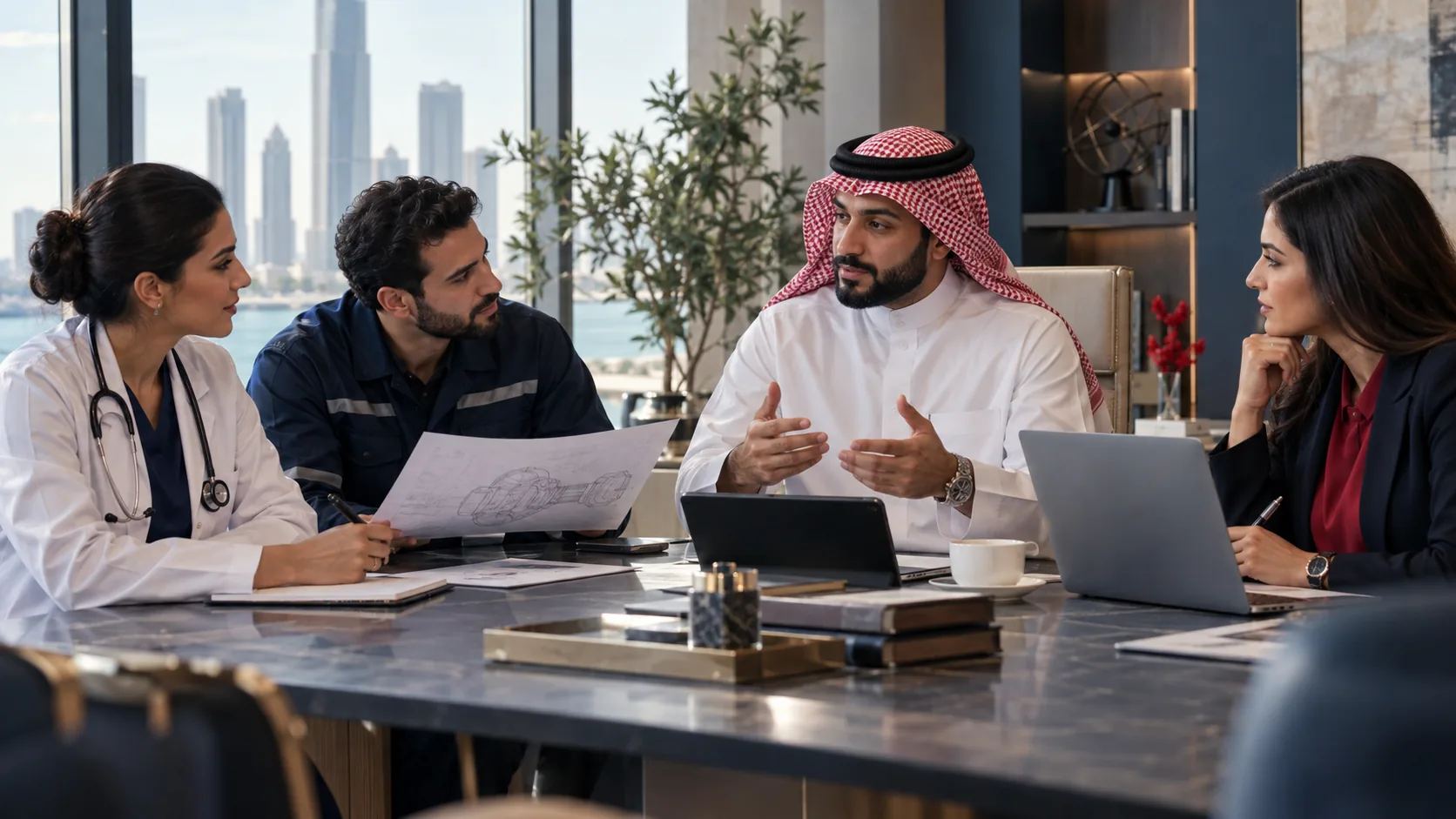 Specialized recruitment discussion across different fields